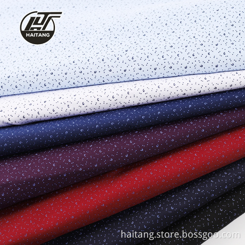 Shirt Cloth Online Printing Microfiber fabric Haitang Woven